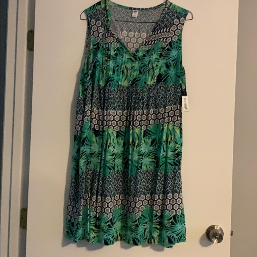 Tropical Old Navy Tank Dress